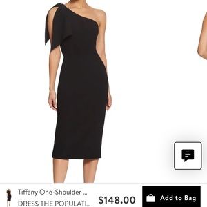 Tiffany one shoulder midi dress by dress the population